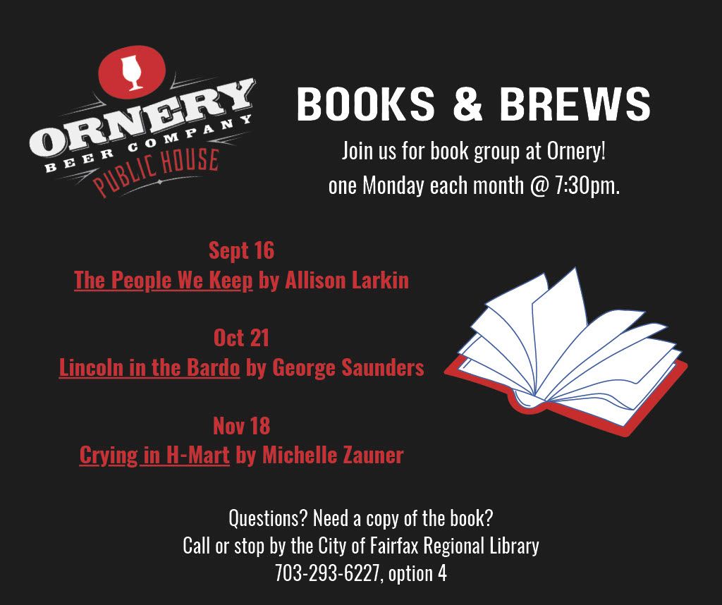 Books and Brews book club!!  November 2024