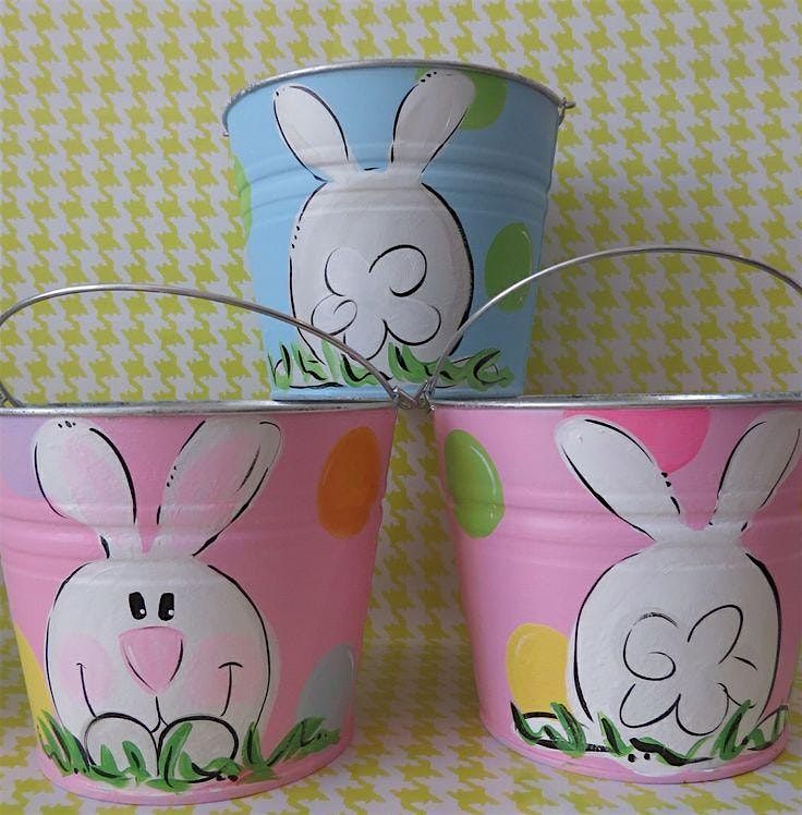 Easter Egg basket painting