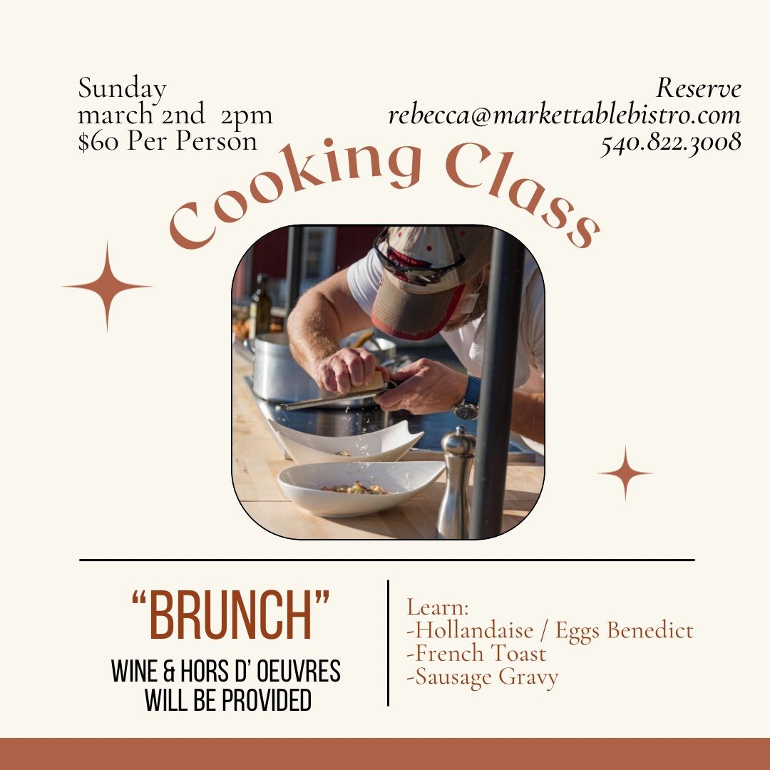 "Brunch" Cooking Class 