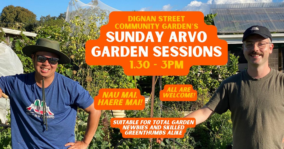 Sunday Arvo Garden Sessions