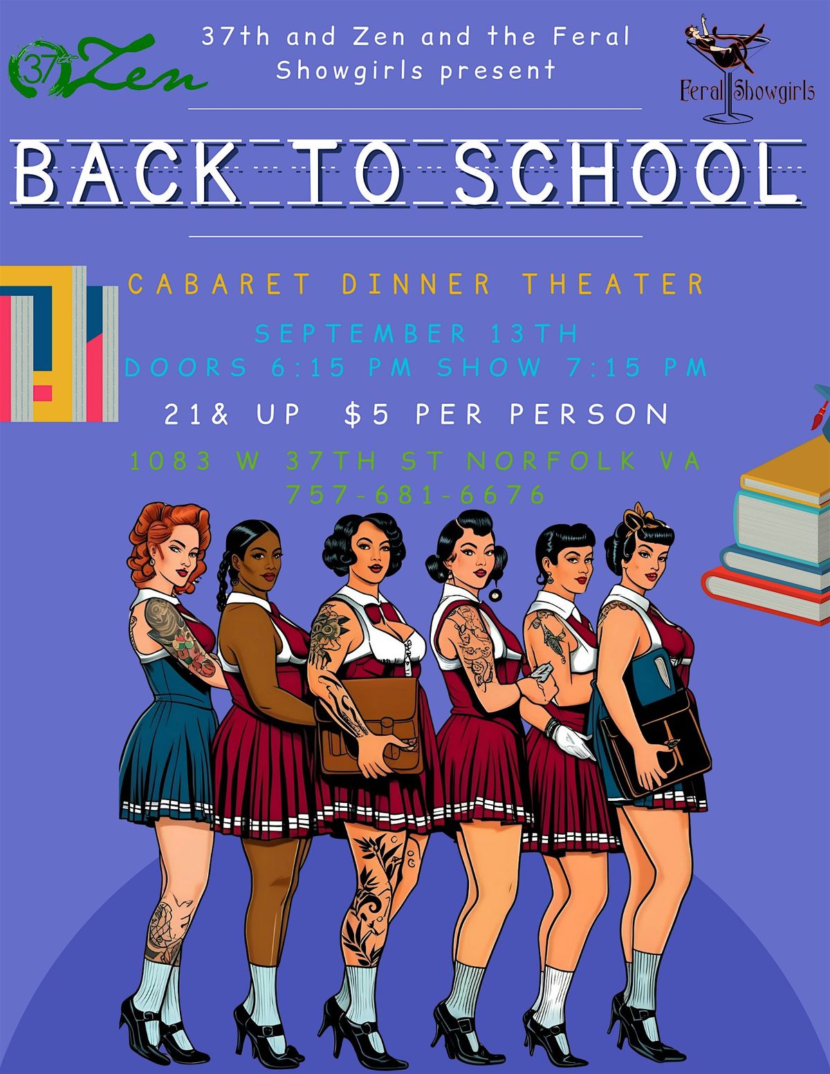 Cabaret Dinner Theater: Back to School Edition!