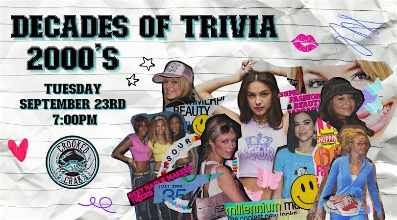 2000's Pop Culture Trivia at Crooked Crab Brewing Company