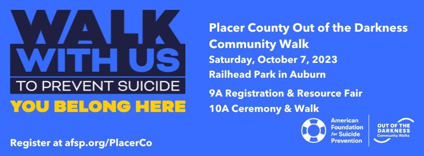 2023 Placer County Out of the Darkness Community Walk, Railhead Park ...