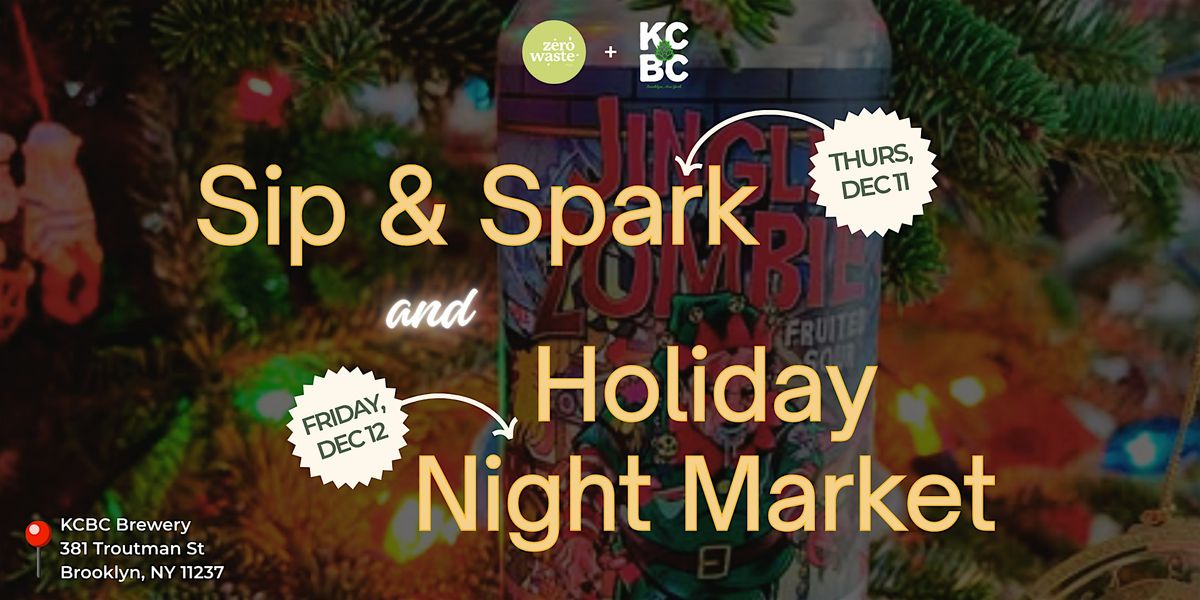 Sip & Spark Lightning Talks on Sustainability