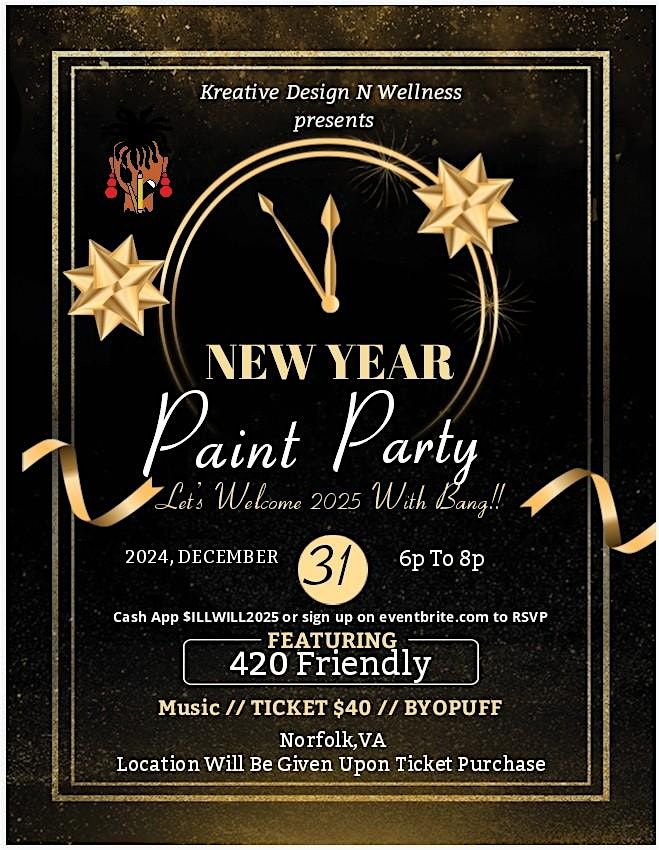 New Year Eve Paint Party