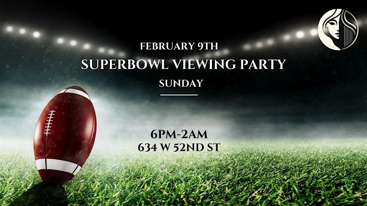 Superbowl viewing party