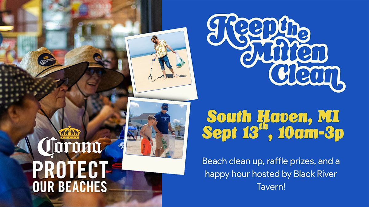 South Haven Beach Clean Up Presented by Corona