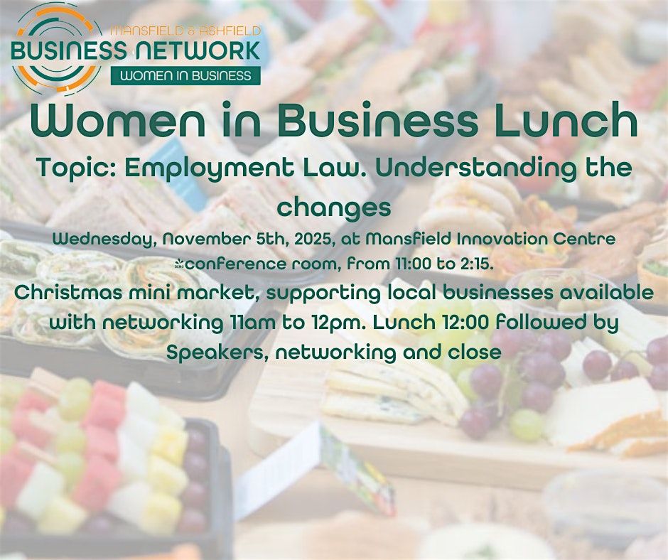 Women in Business Networking \u2013 Employment Law Updates