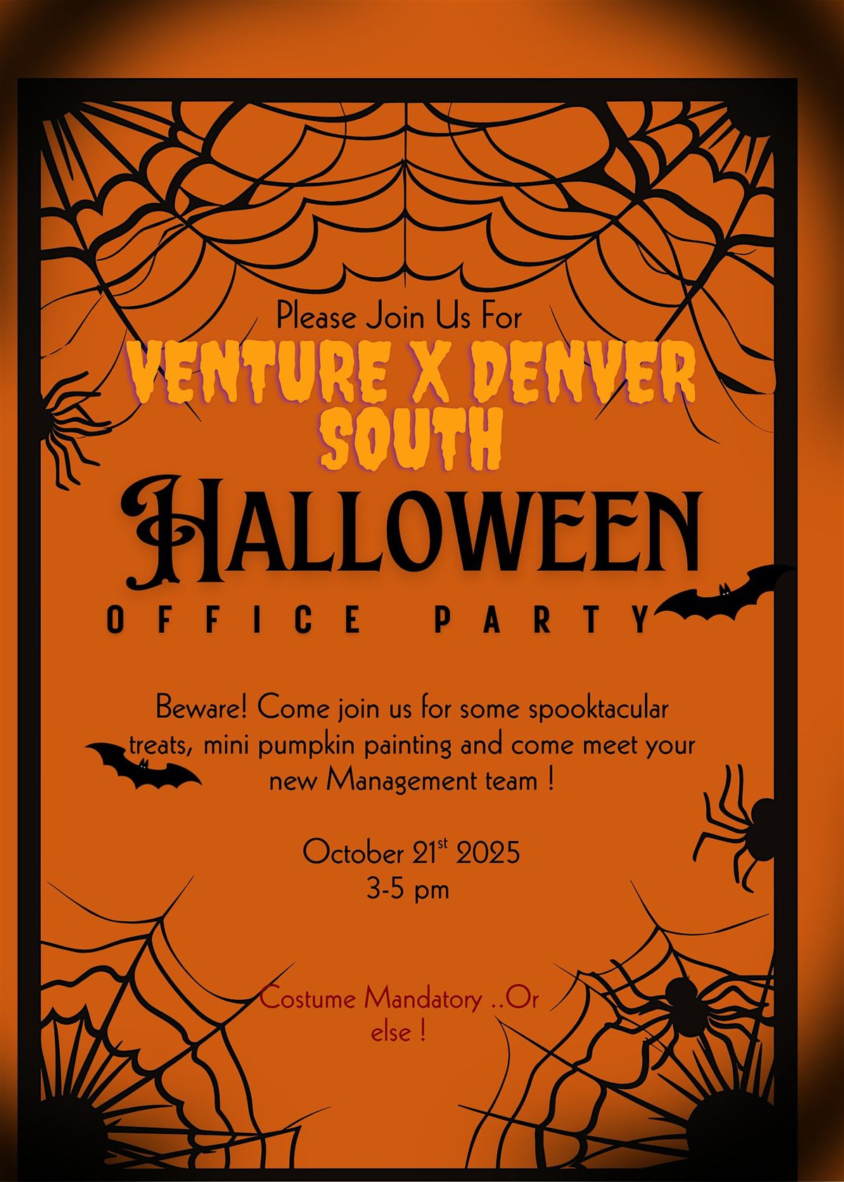 Halloween Office Party - Venture X Denver South