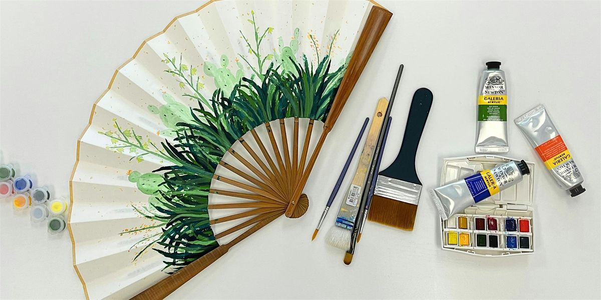 Hand-Painted Paper Fan Workshop \u2013 Create Your Own Elegant Art Fan!