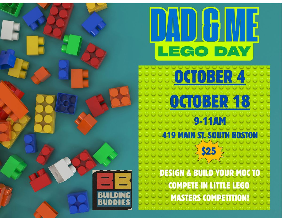 Dad & Me Lego Day, SOVA Arts Collective, South Boston, 4 October to 18 ...