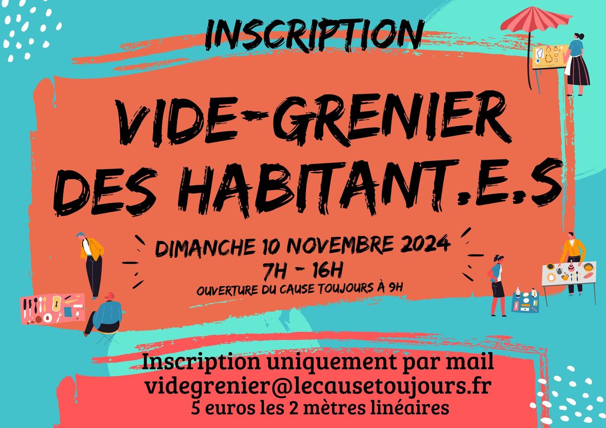 vide grenier des habitant.e.s 