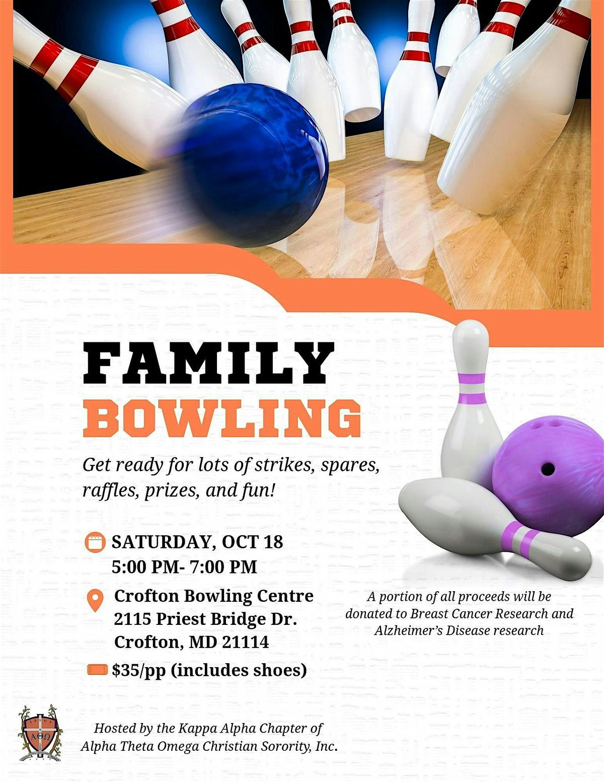 Bowling for the Fight: Breast Cancer & Alzheimer\u2019s Awareness