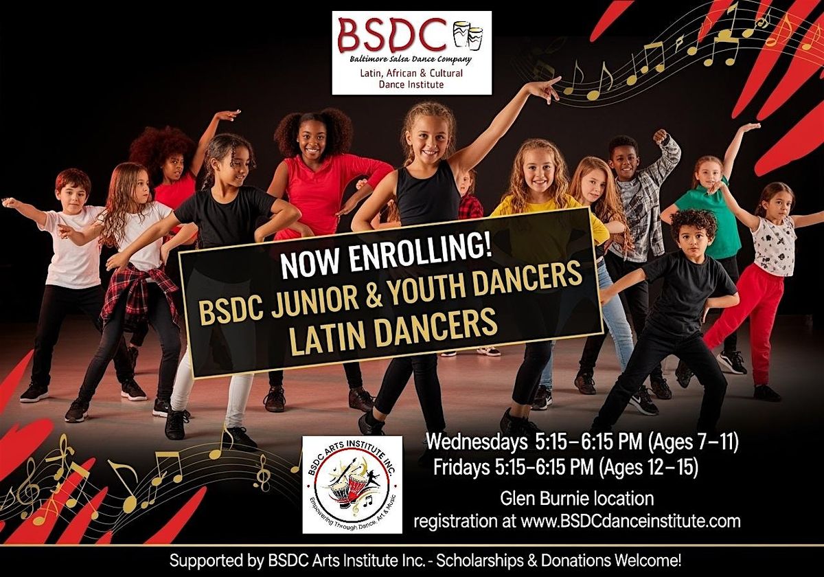 BSDC Jr. & Youth Latin Dancers(Ages 7\u201315) Scholarships & Nonprofit Support