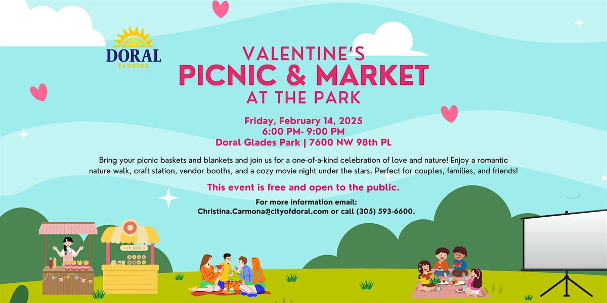 Valentine's Picnic & Market At the Park