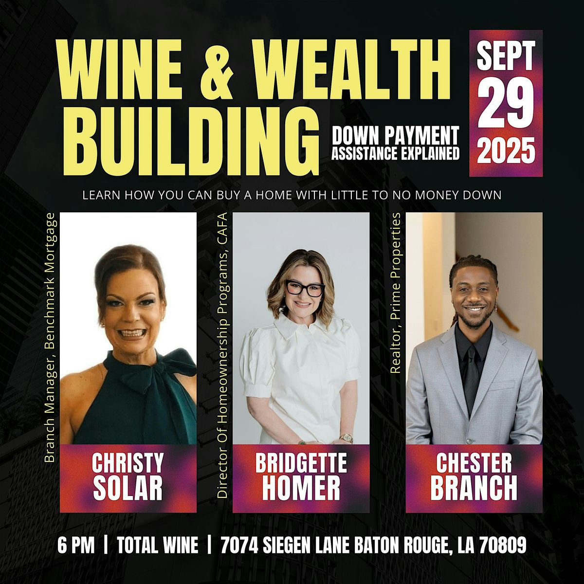 Wine & Wealth Building: Down Payment Assistance Explained