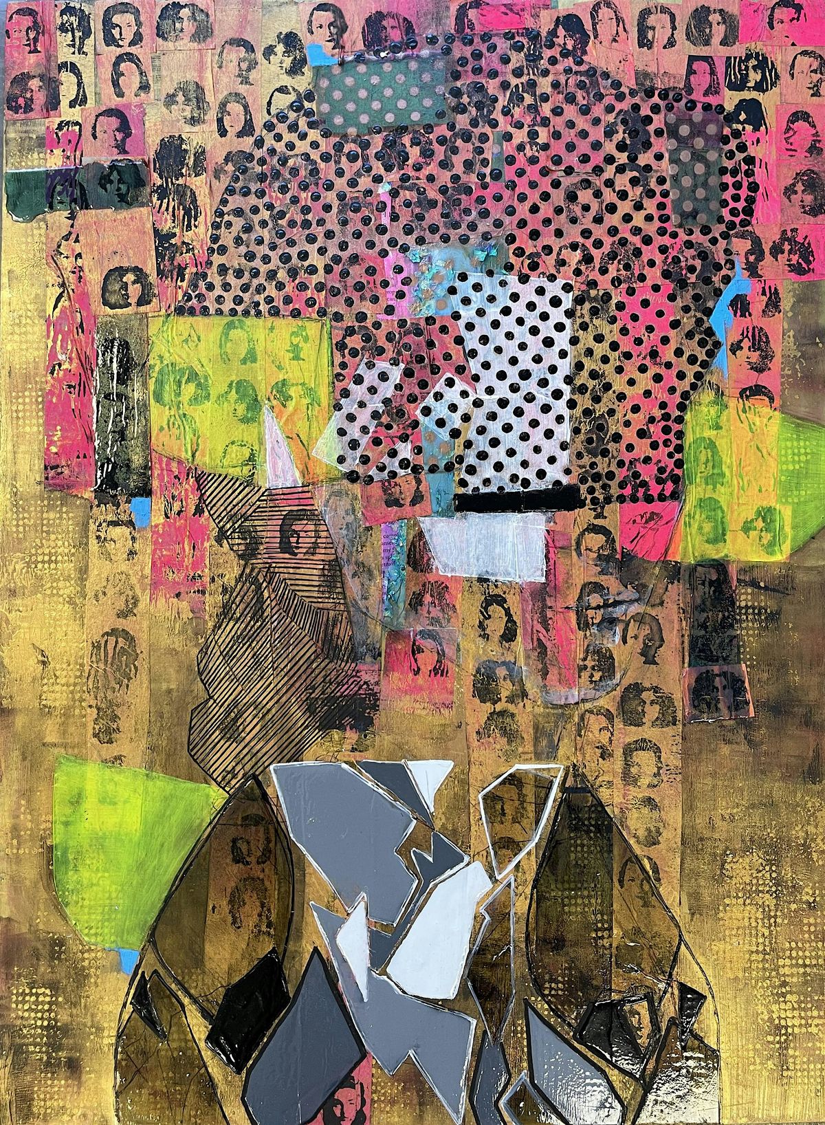 Mixed Media Gel Print and Transfer Techniques Workshop