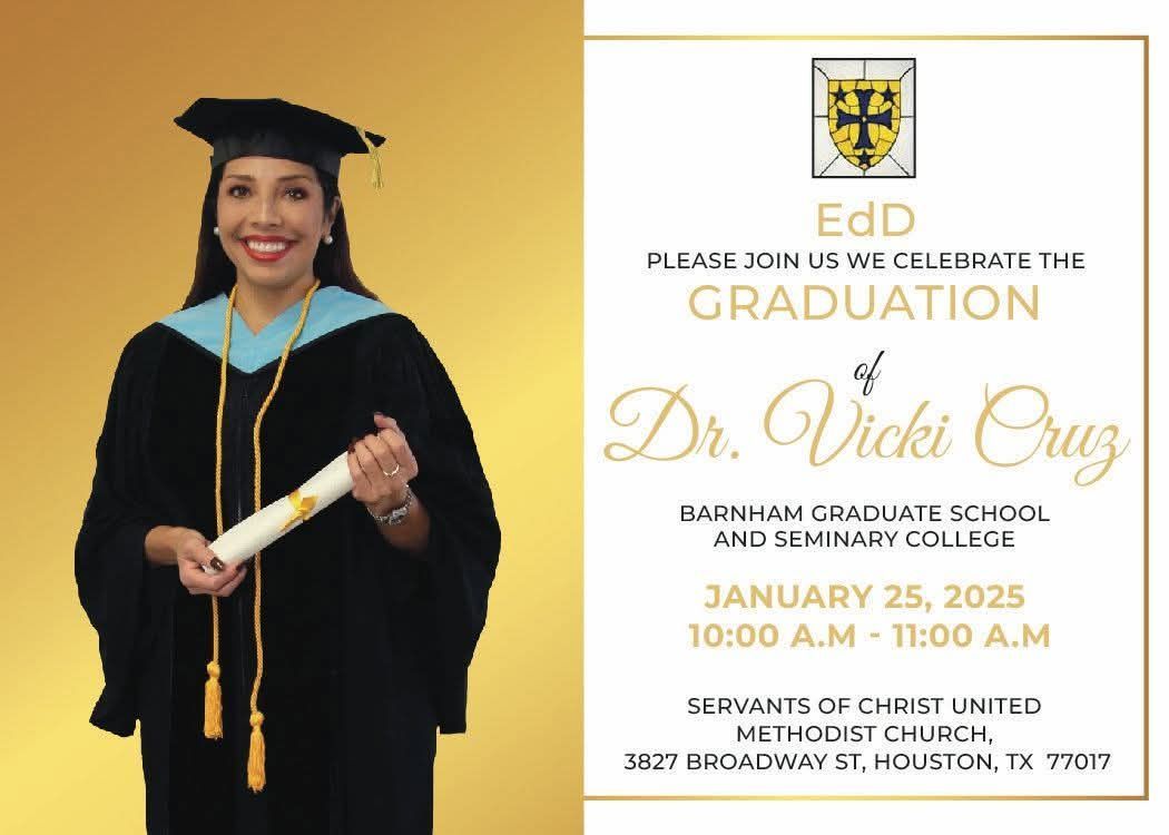 Vicki Cruz Doctorate Graduation Ceremony 