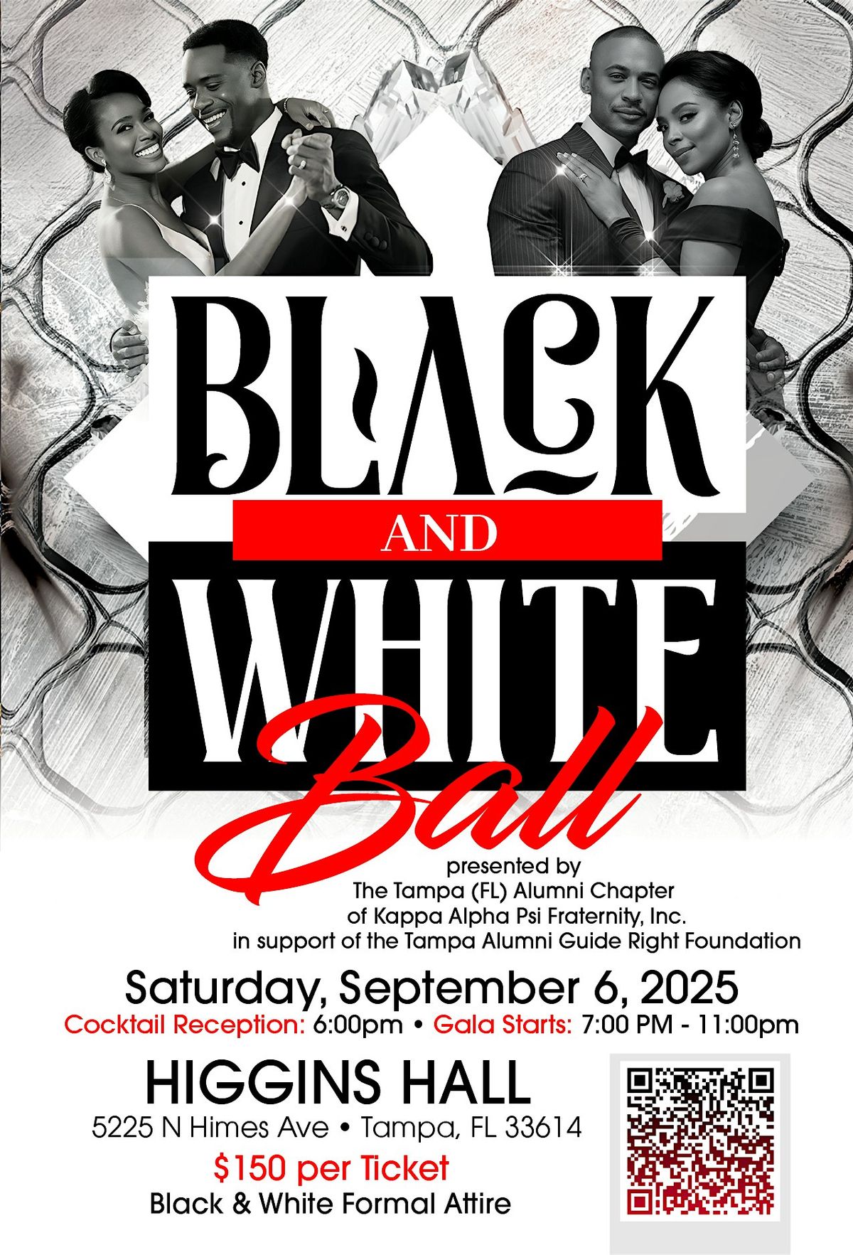The Black and White Ball sponsored by TECO, Visit Tampa Bay, and Mosaic
