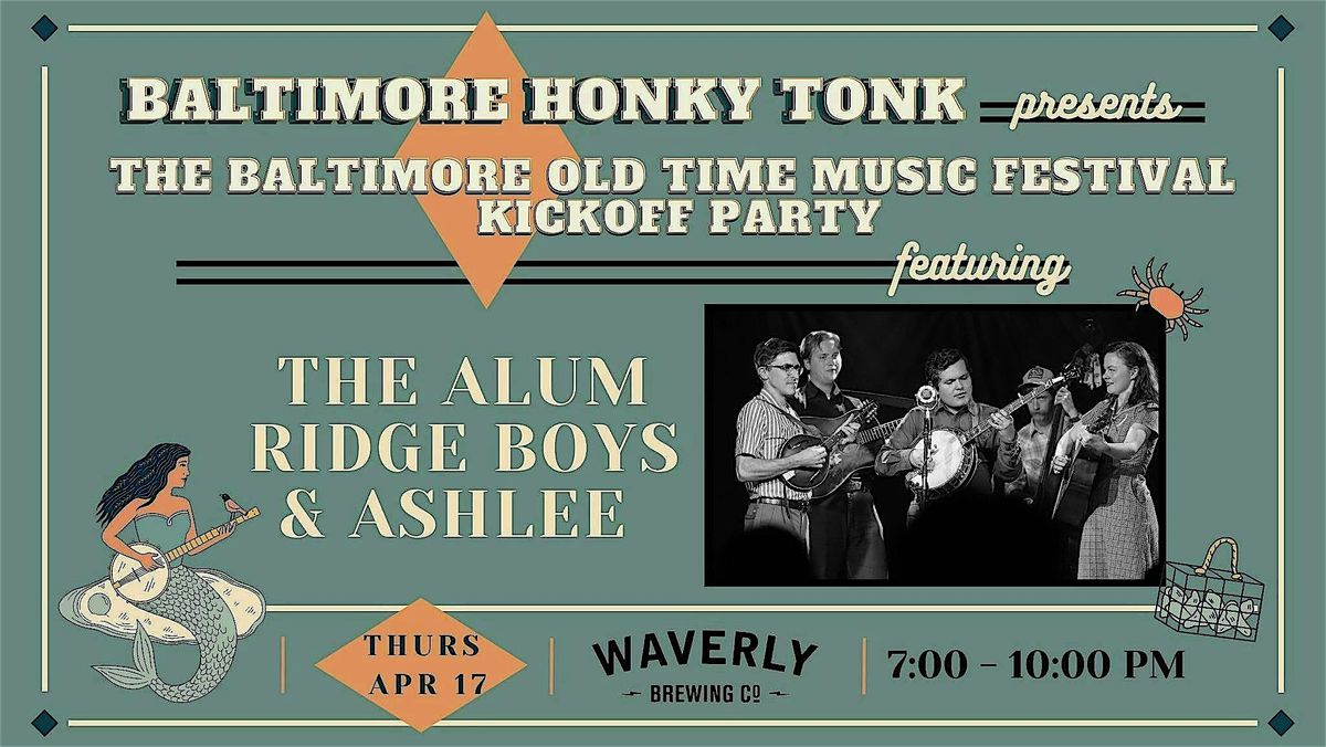 B'more Honky Tonk presents: Baltimore Old Time Music Festival Kickoff Party