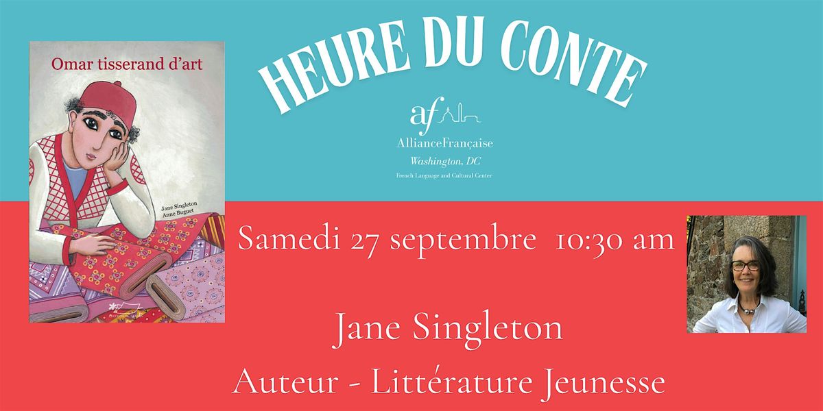 Rencontre-Lecture (8-12 ans) avec l'auteure Jane Singleton, 09\/27