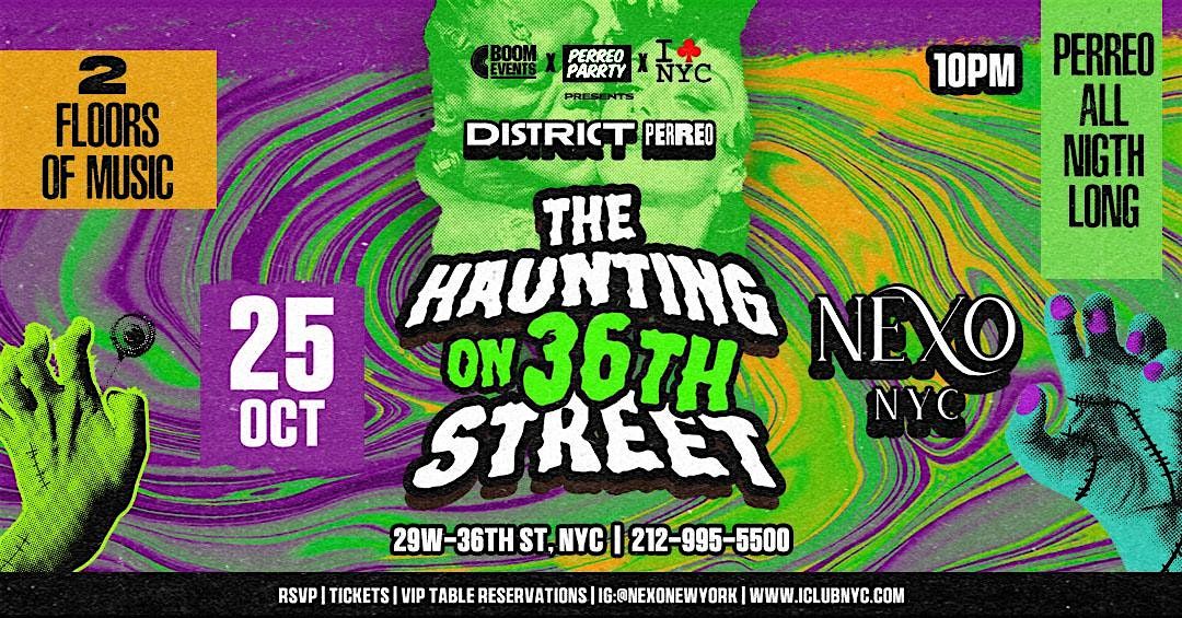 NEXO - DISTRICT PERREO - HALLOWEEN Reggaeton Dance Party