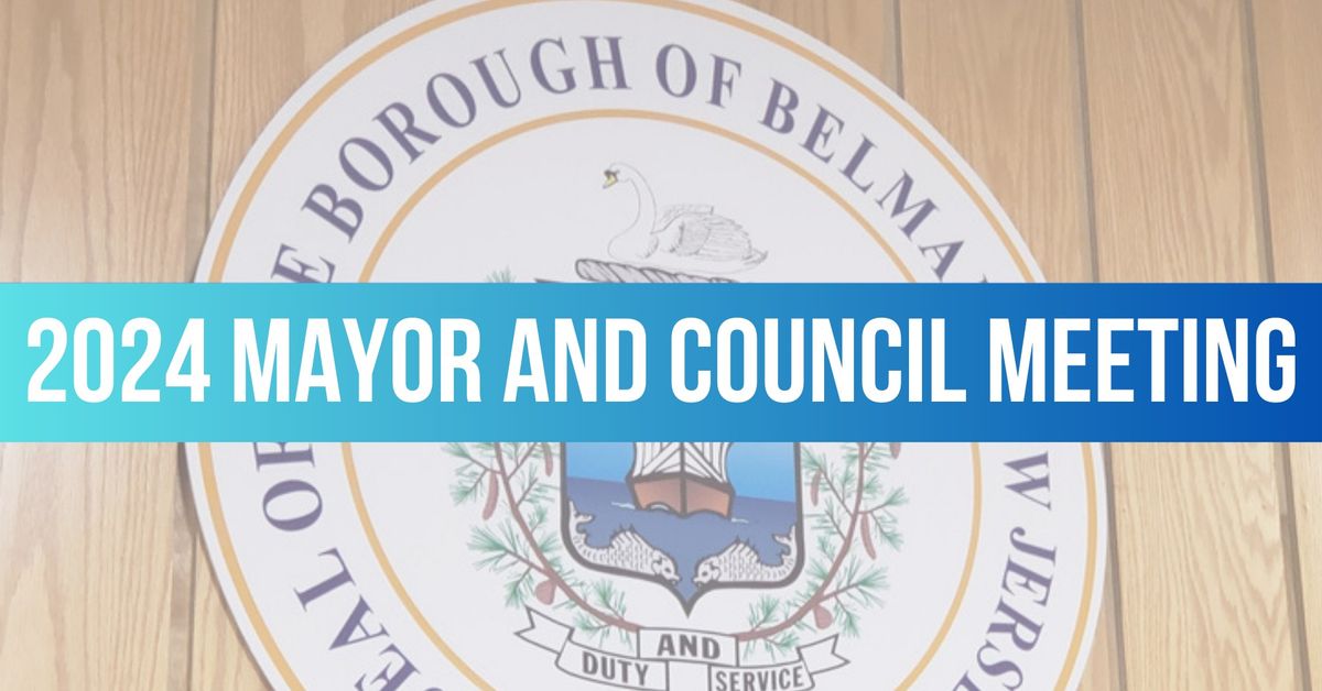 Belmar Mayor and Council Meeting