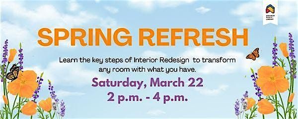 Spring Refresh: Interior Design workshop