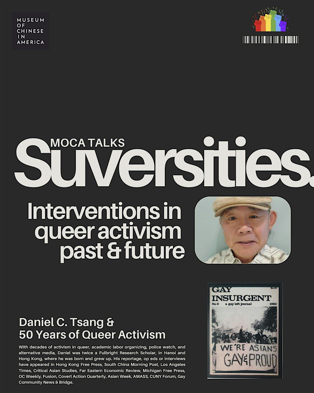 MOCA TALKS \u2013 Subversities: Interventions in Queer Activism Past & Present