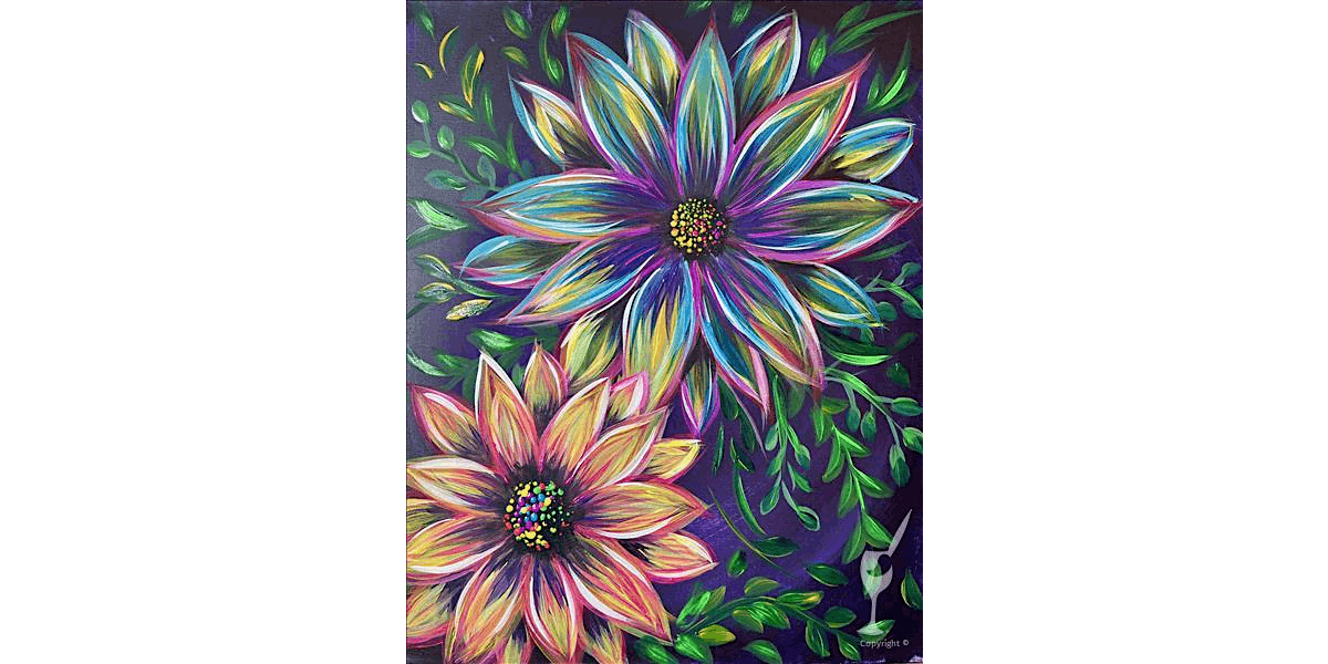 Fantastic Florals - Paint and Sip in Houston | Classpop!\u2122