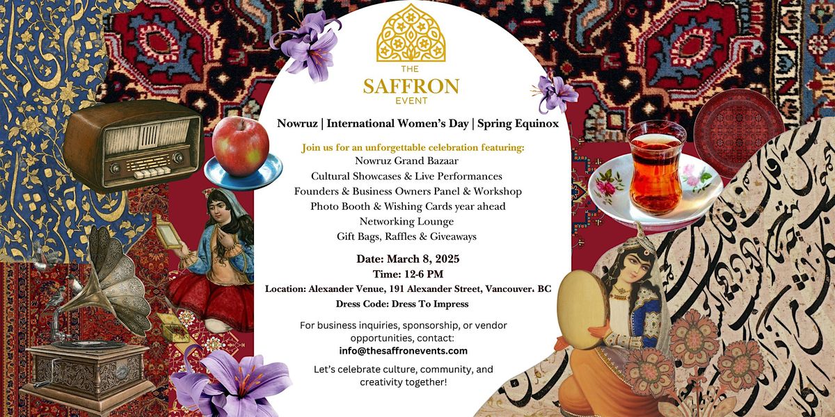 The Saffron Event- Nowruz & international Woman's Day