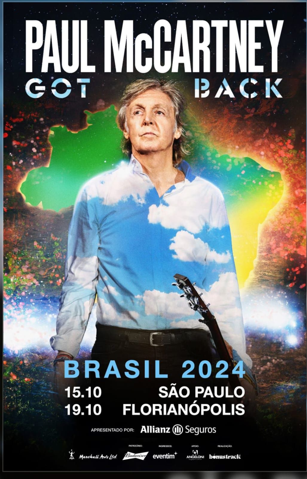 PAUL MCCARTNEY Quarta-Feira dia 16\/10 em S\u00e3o Paulo - Excurs\u00e3o Taubat\u00e9 - Capacitor Excurs\u00f5es