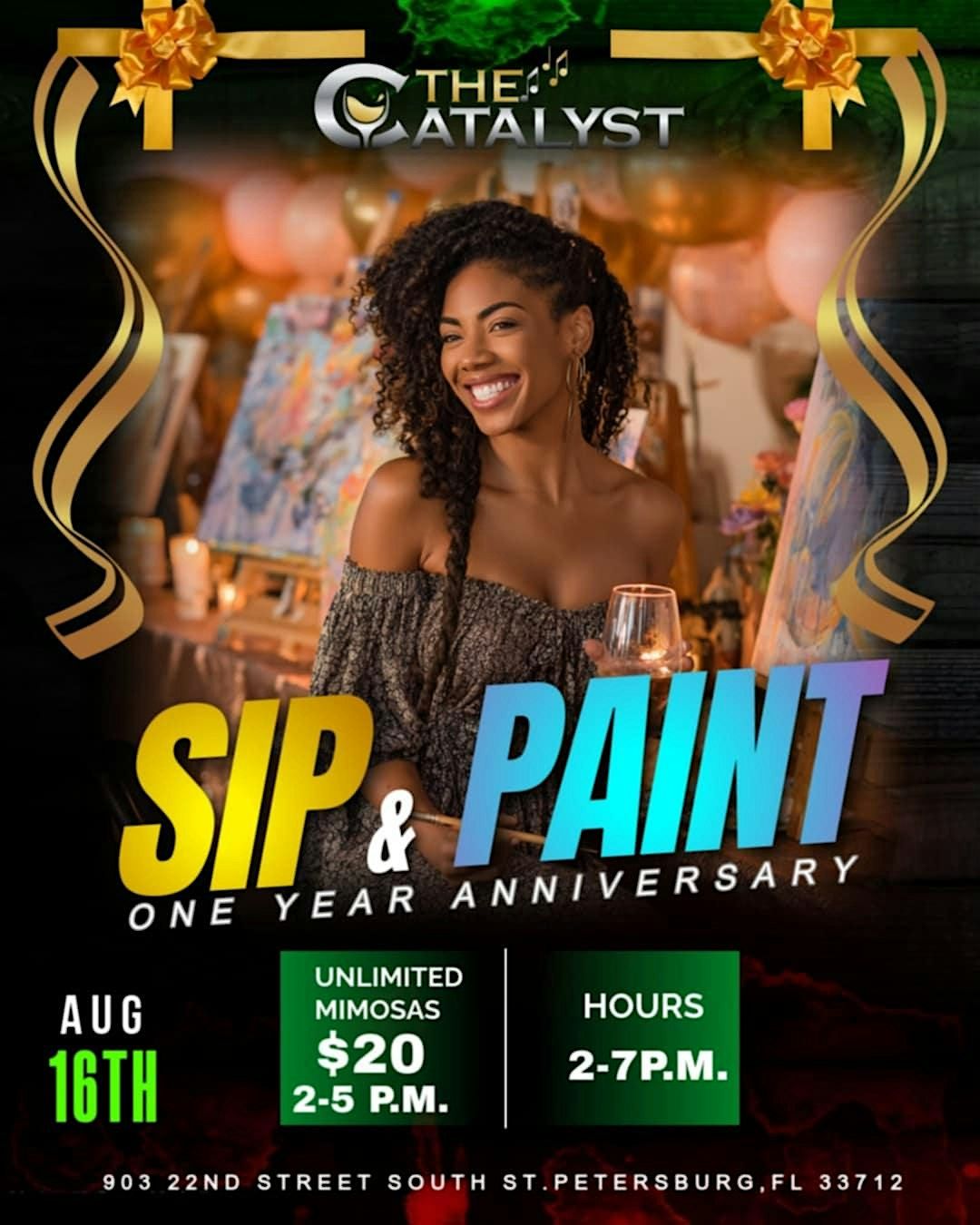 The Catalyst On The Deuces Paint & Sip 1 Year Anniversary