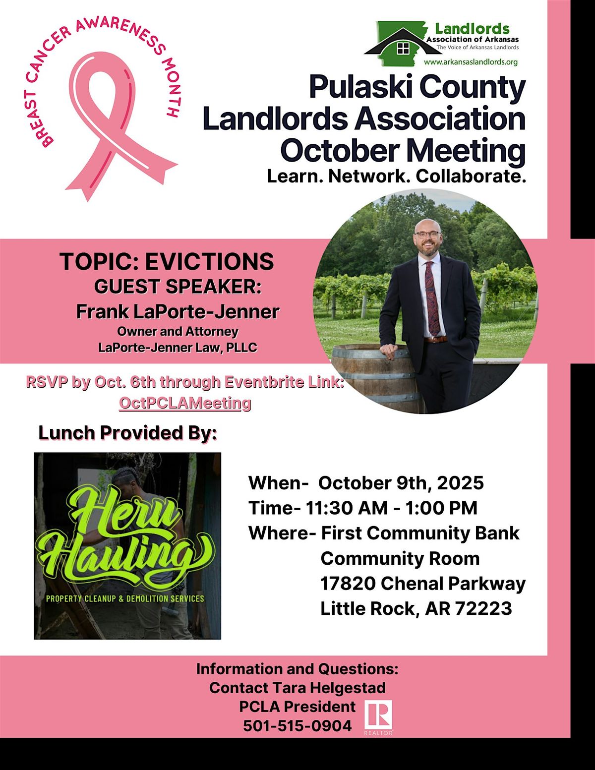 Pulaski County Landlords Association October Meeting