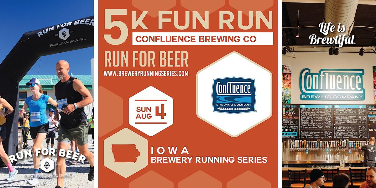 5k Beer Run x Confluence Brewing Company | 2024 Iowa Brewery Running Series