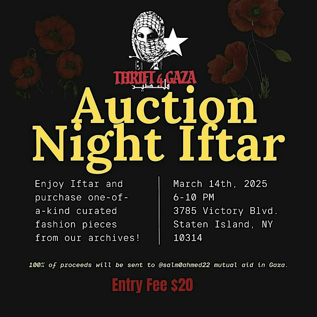 AUCTION NIGHT IFTAR