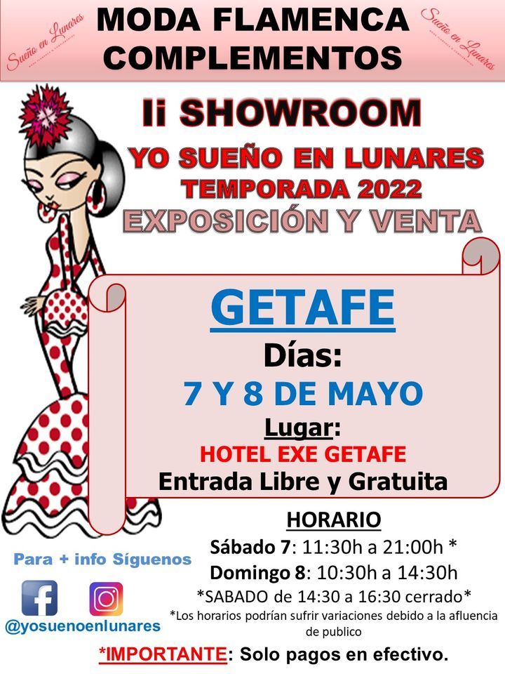 Showroom Moda Flamenca y complementos en Getafe
