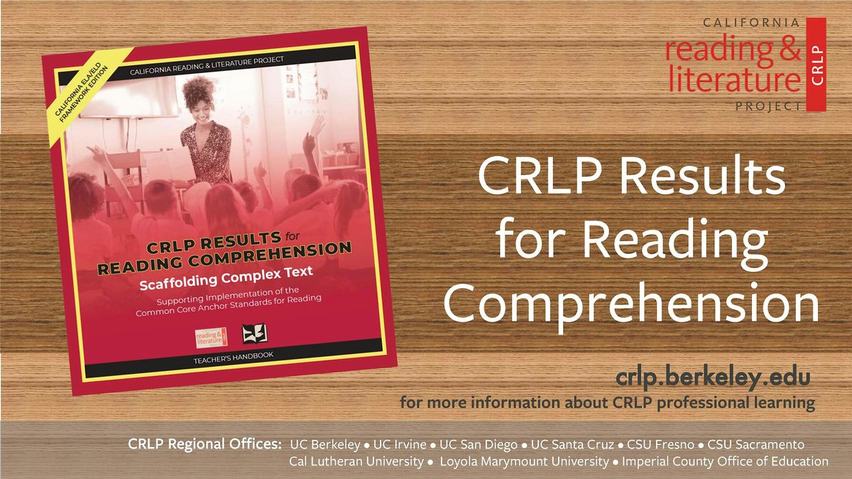 CRLP Results for Reading Comprehension