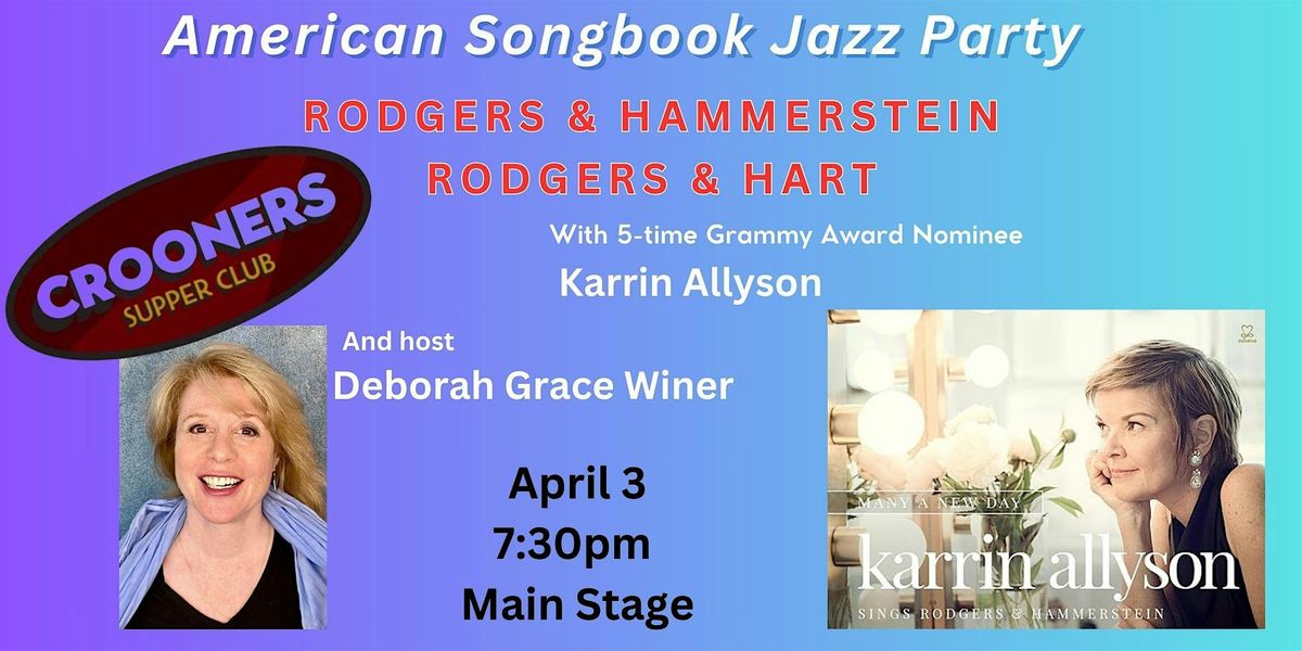 American Songbook Jazz Party with Karrin Allyson & Deborah Grace Winer