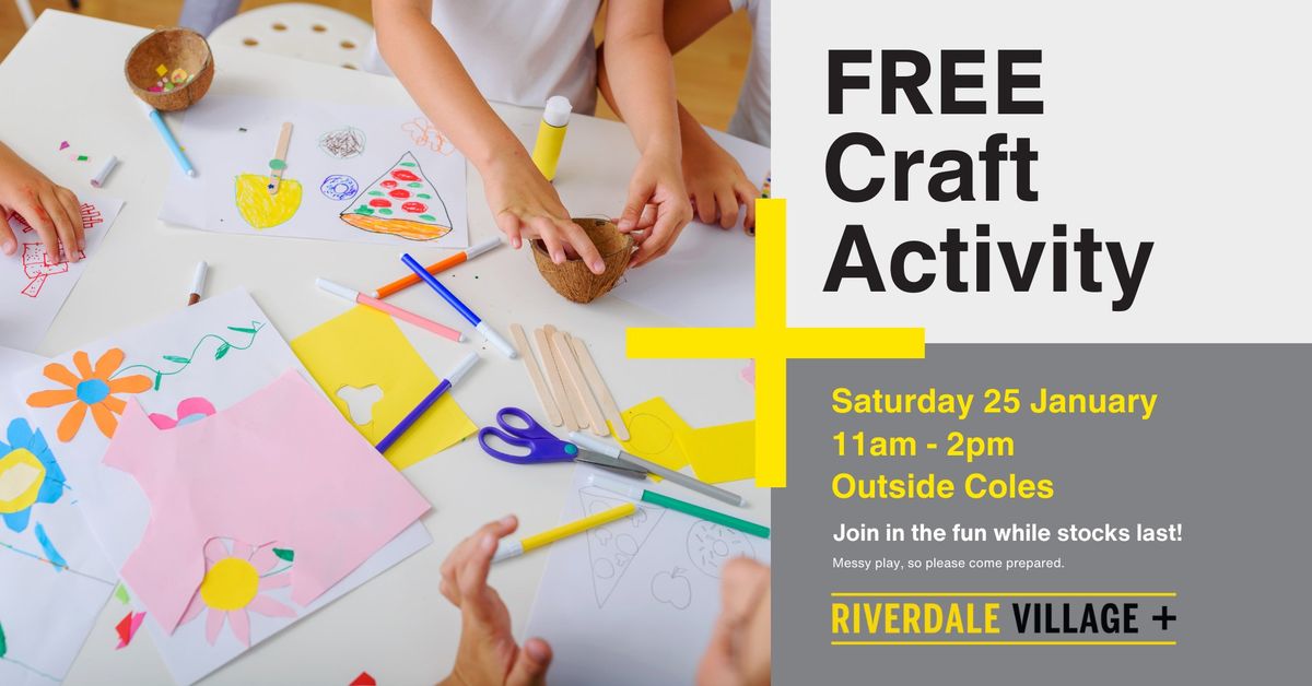 FREE Craft Activity event!