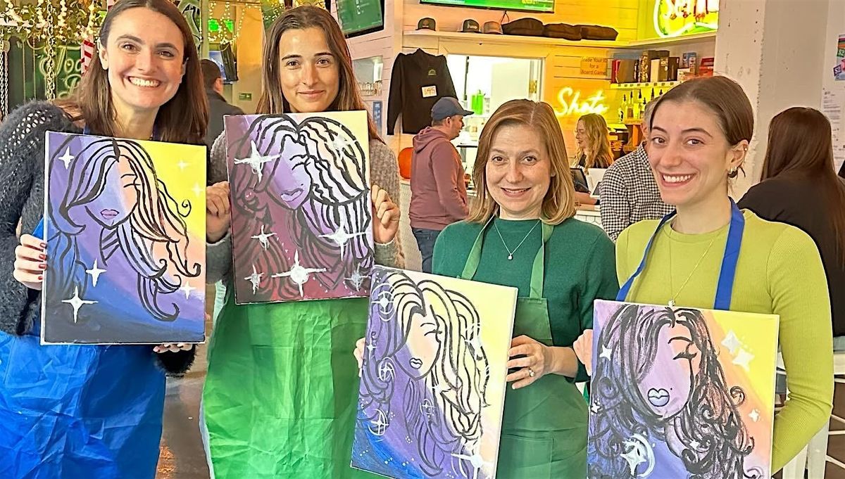 CHEERS 2 US: In Person Paint and Sip Event with Master Artist (21 and Over)