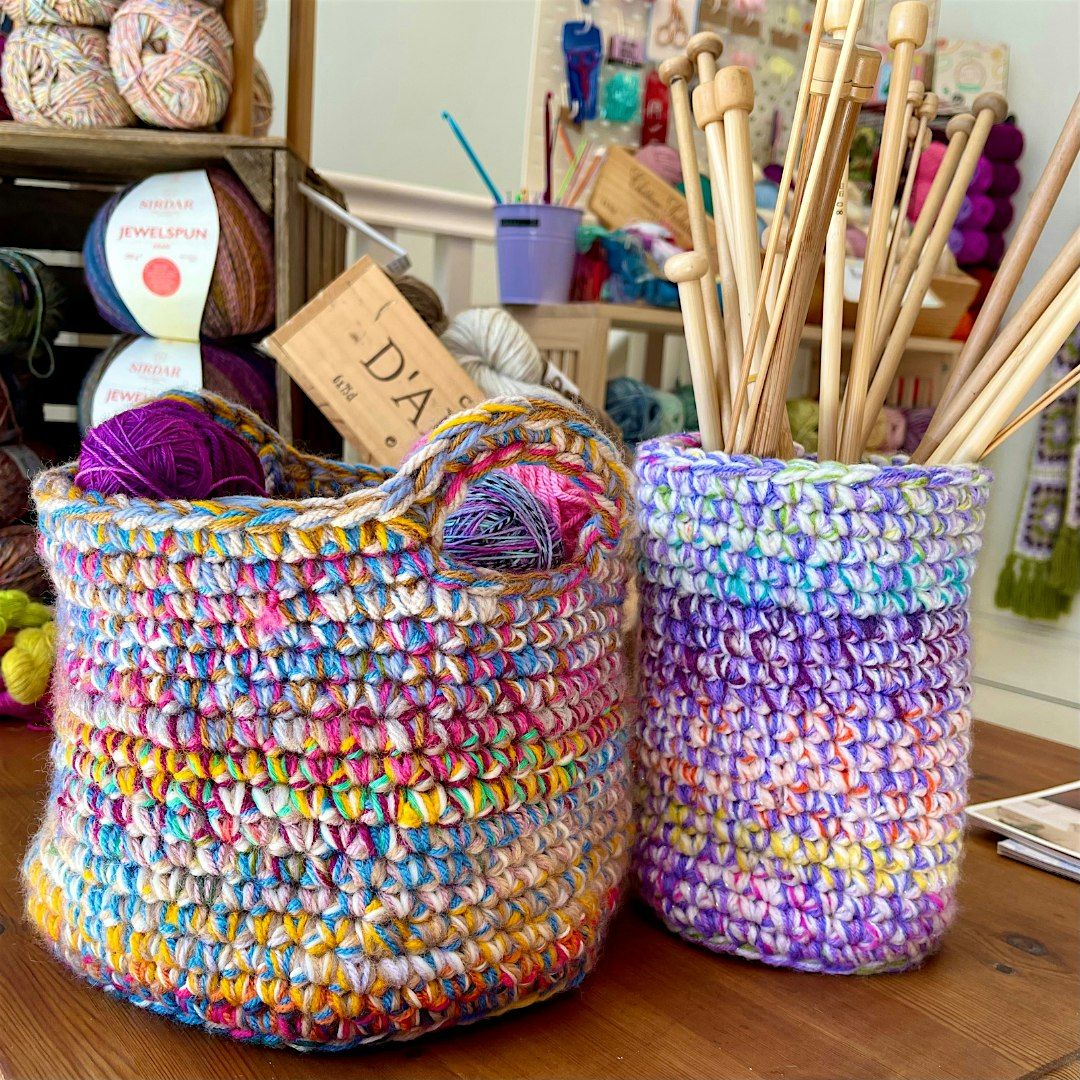 Crochet Basket & Rug making workshop | Manchester Wool & Yarn
