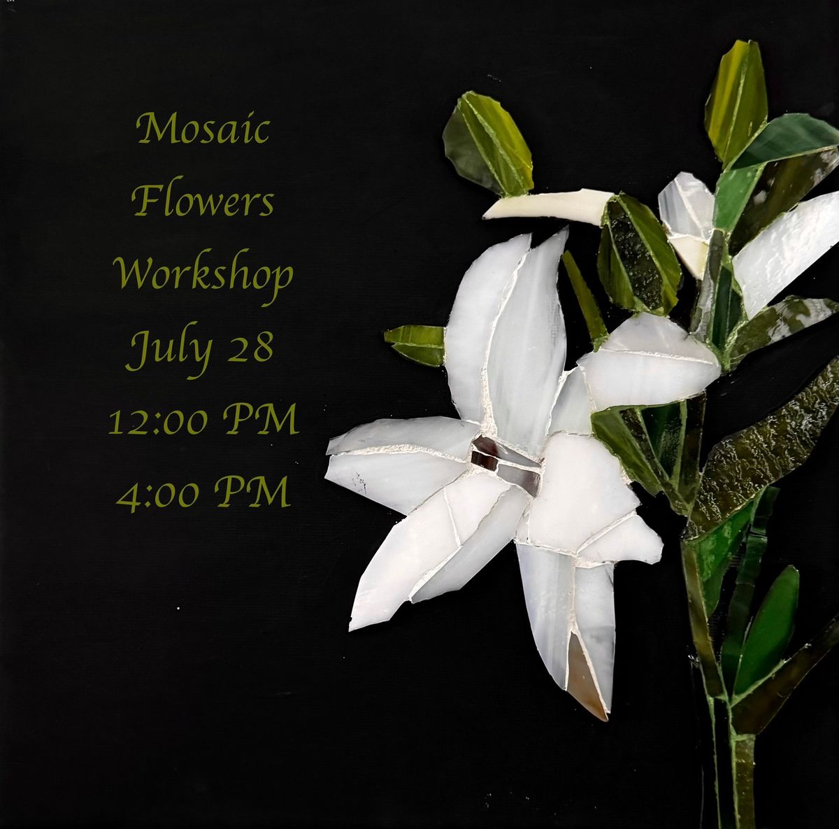 Mosaic Flowers Workshop 