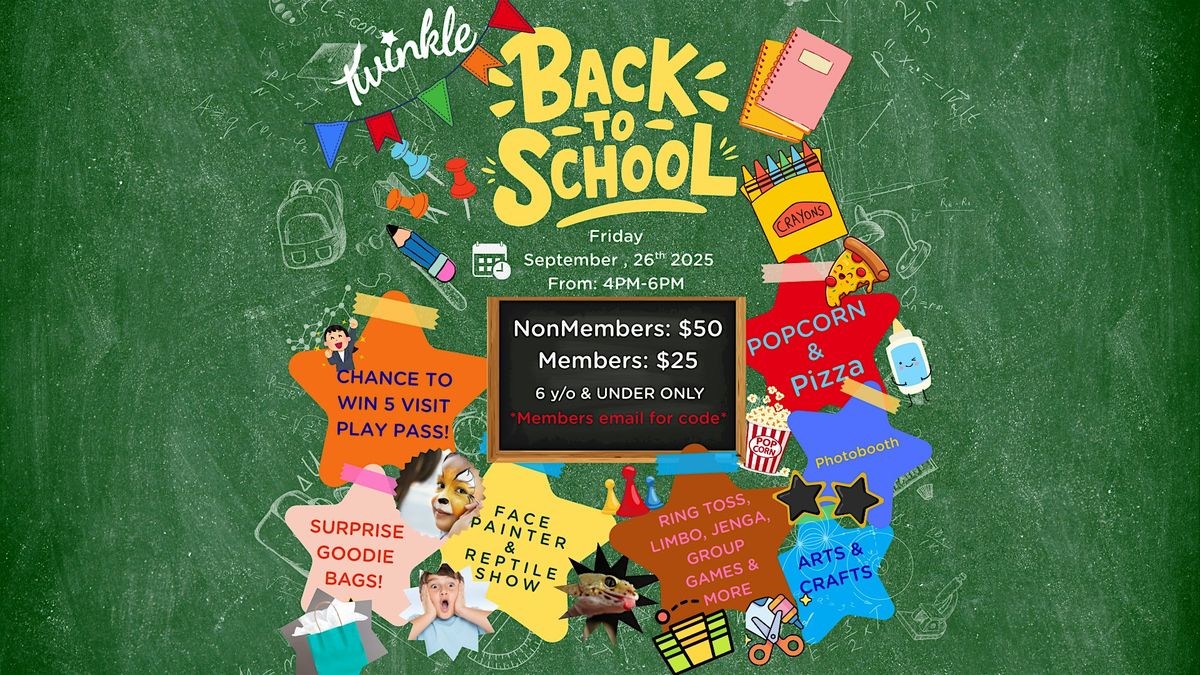 Twinkle's Back To School!