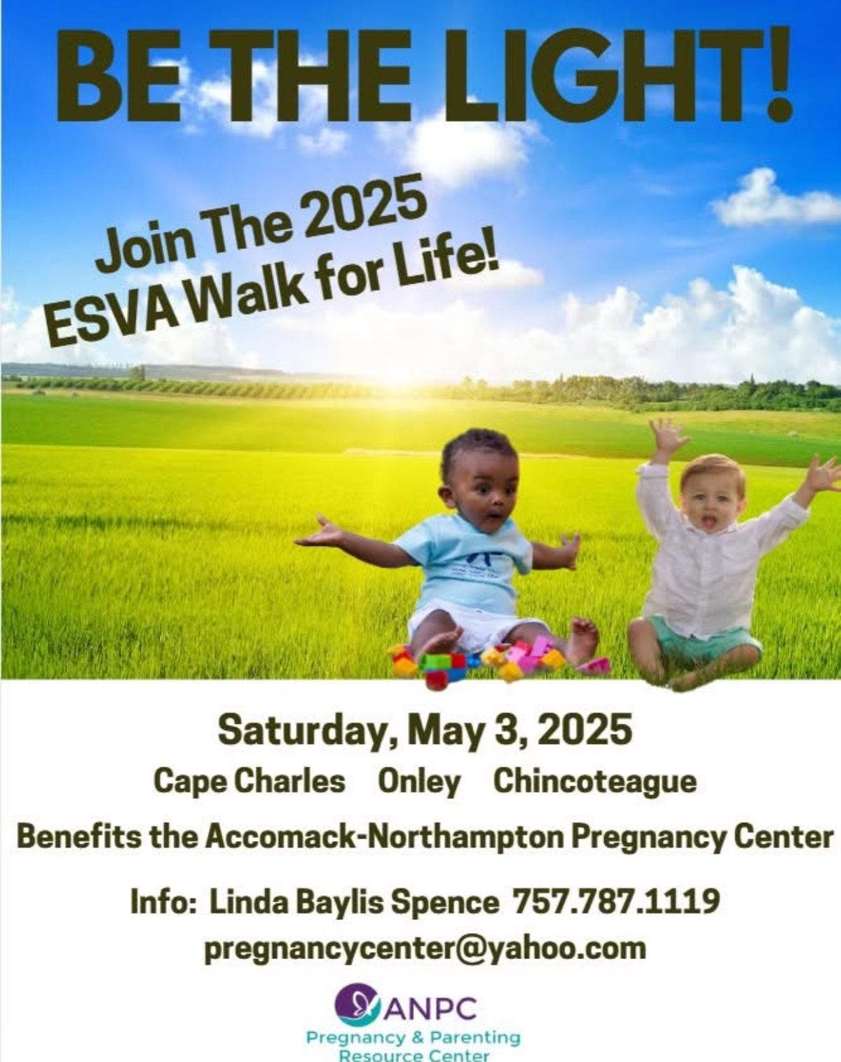 ESVA Walk for Life (Sat, May 3rd, 8:30 am)