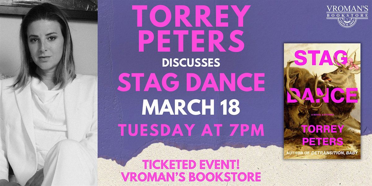 Torrey Peters discusses STAG DANCE