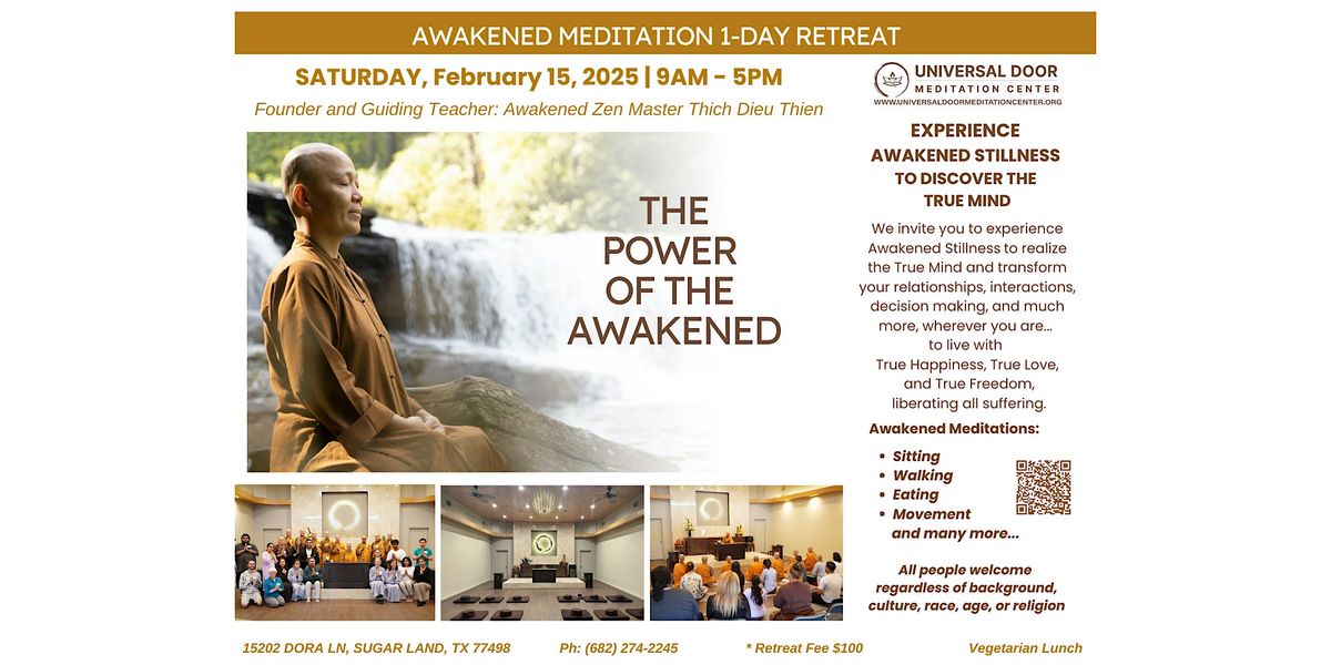 1-DAY AWAKENED MEDITATION RETREAT TO DISCOVER THE TRUE MIND