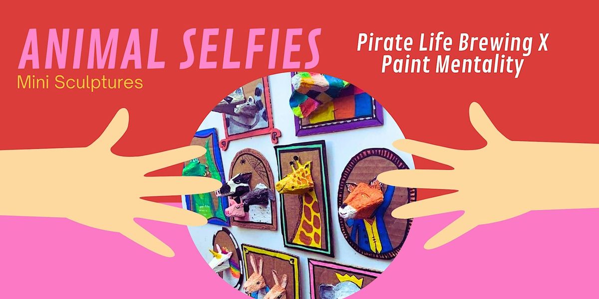 ANIMAL SELFIES! School Holiday Art Class for Kids!