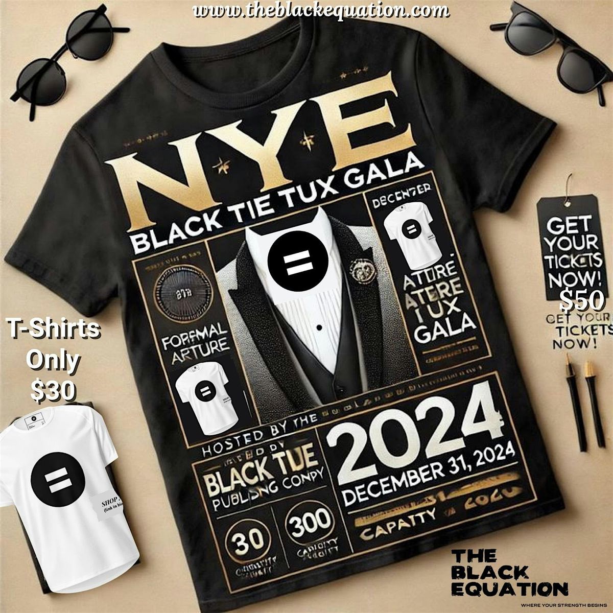 The Black Equation Publishing Company\u2019s 1st NYE Black Tie Tux Gala