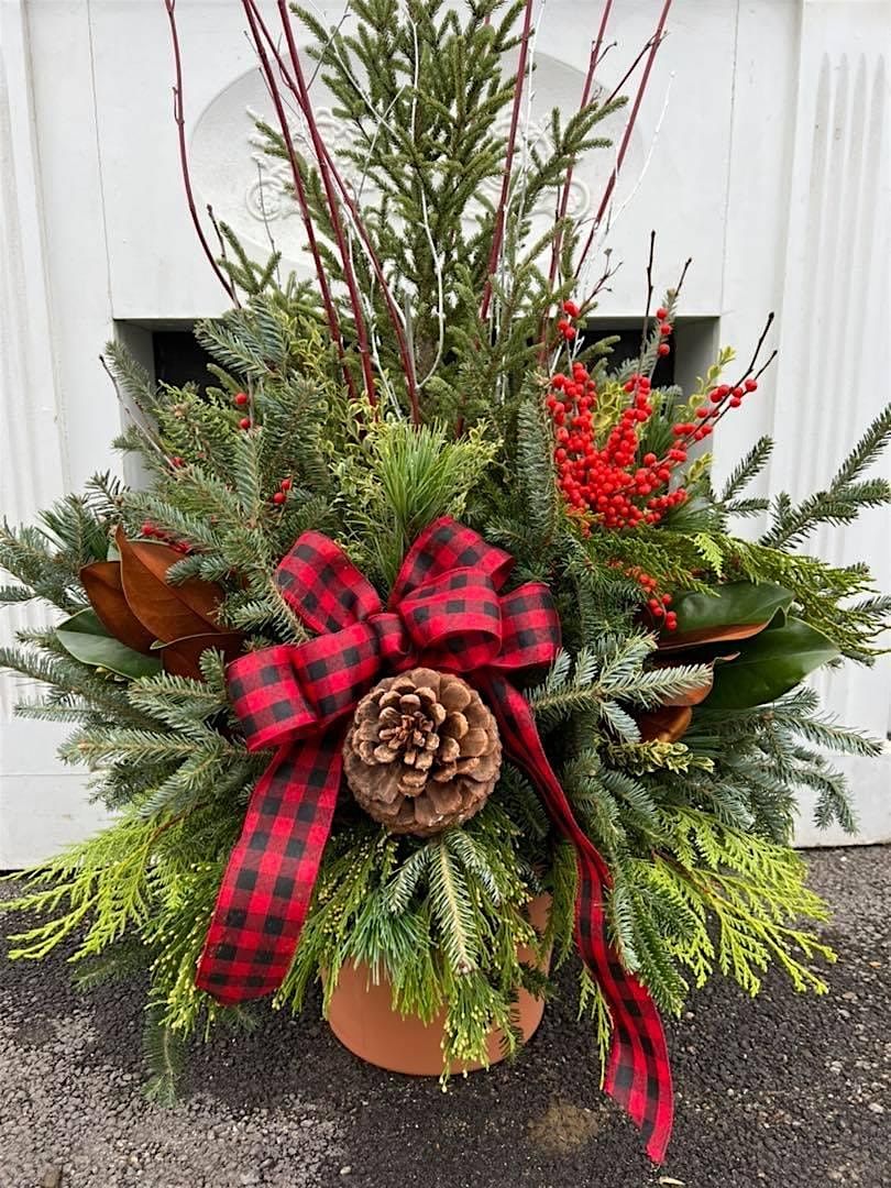 Holiday Porch Pot Plant & Sip